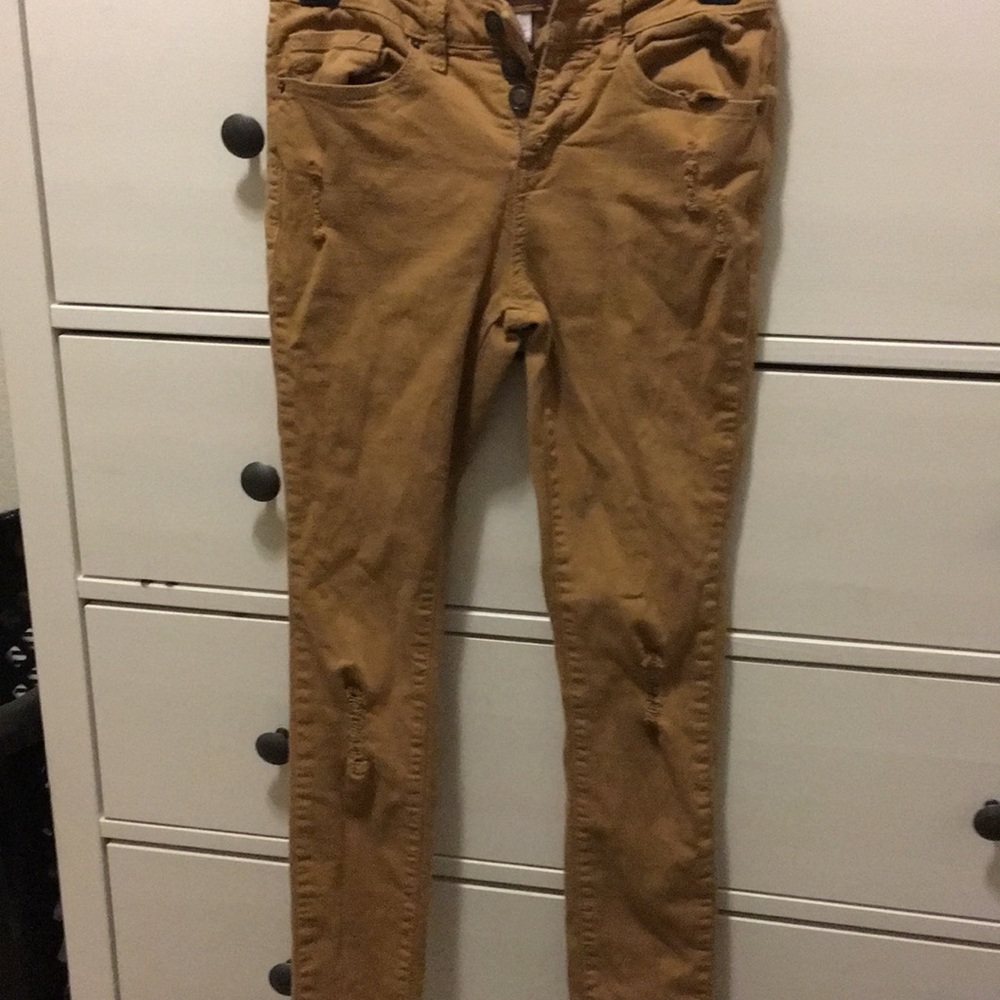 Angel Kiss mustard skinny jeans
